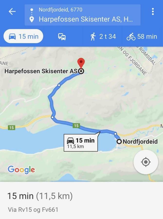 Harpefossen Skisenter Og Hyttegrend นอร์ดฟยอร์ไดด์ ภายนอก รูปภาพ